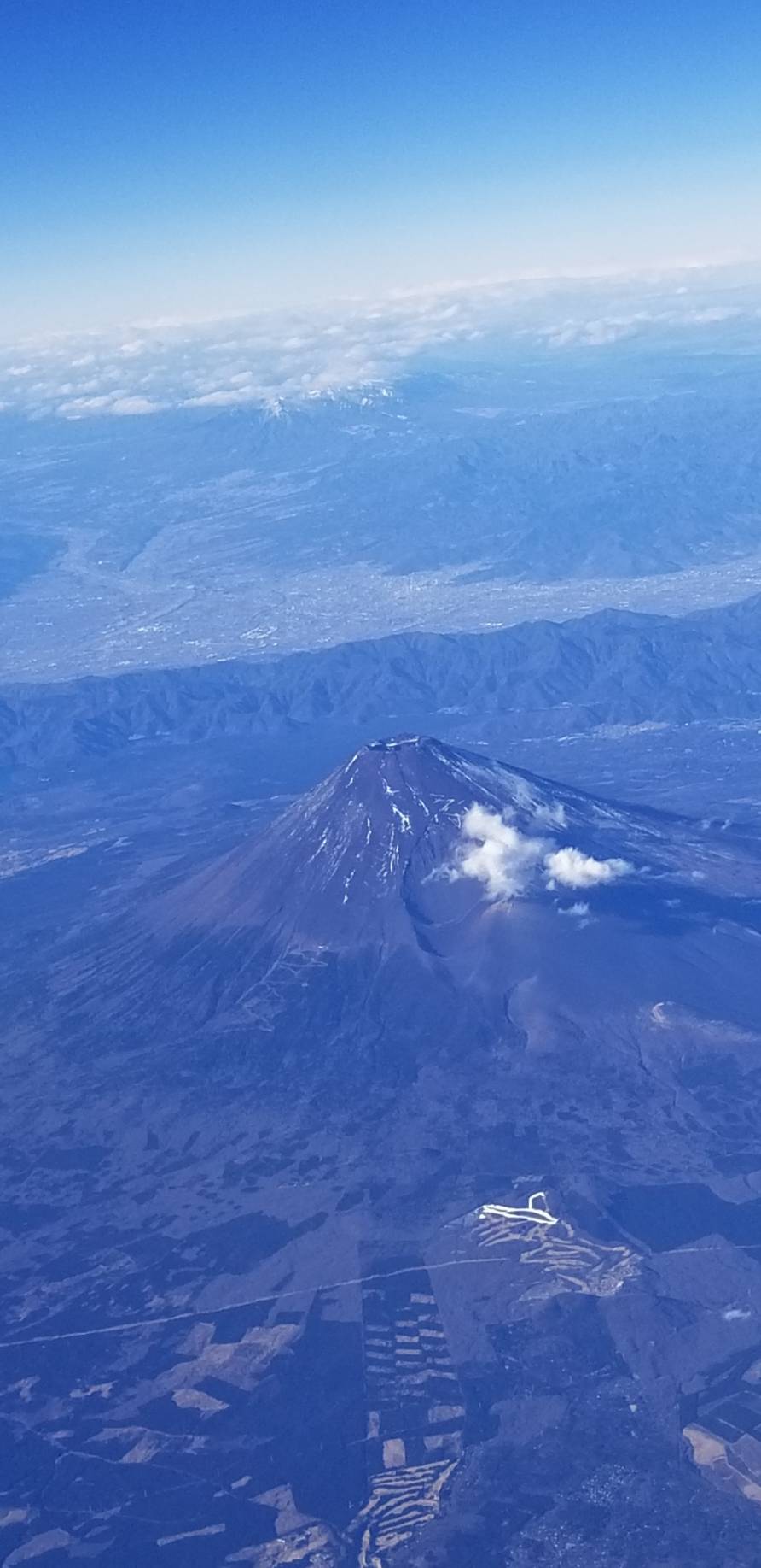 富士山 空撮